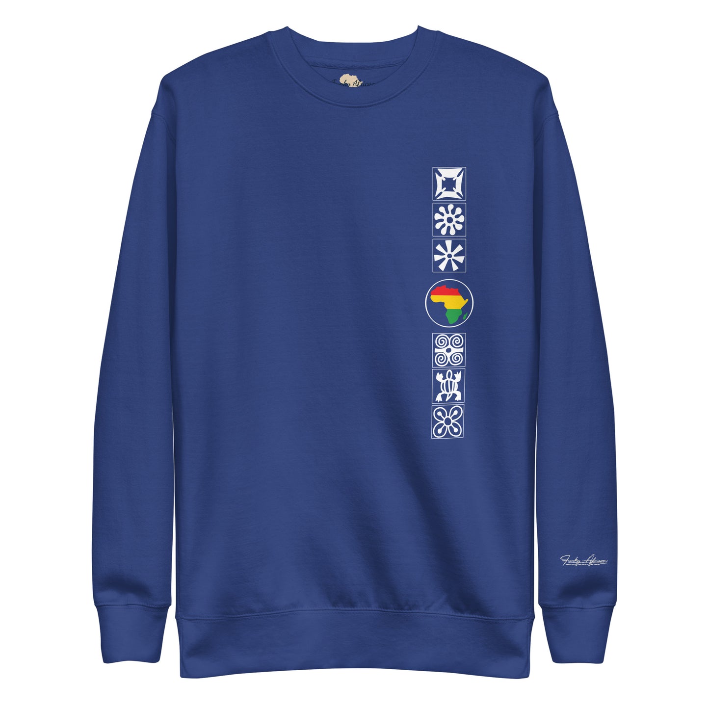 Adinkra Sided Unisex Premium Sweatshirt