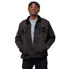 African Jungle Unisex denim sherpa jacket