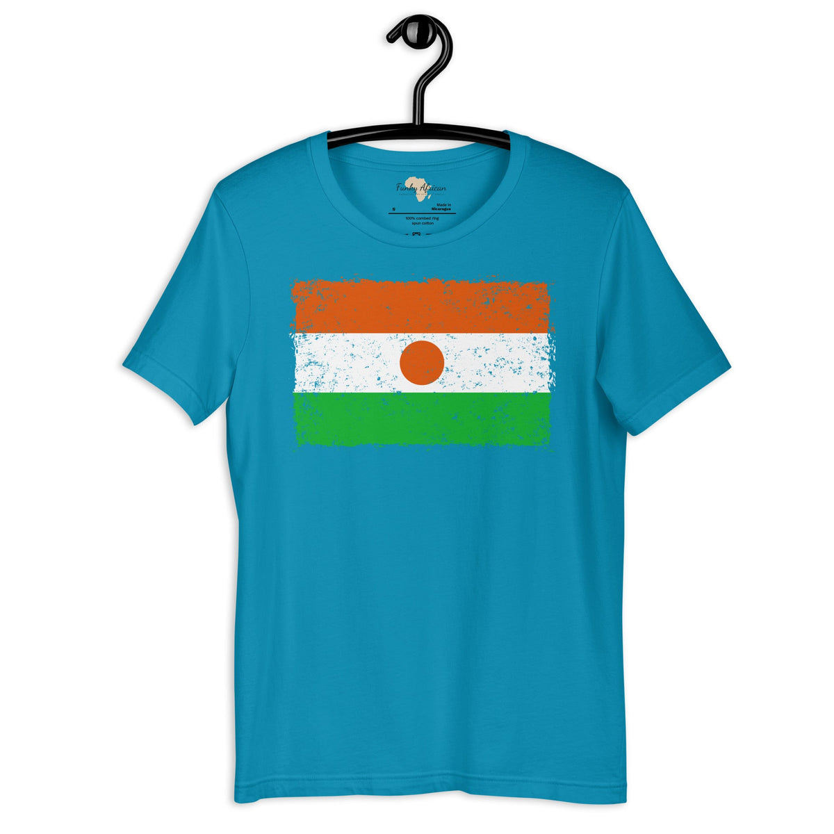 Nigerien grunge unisex tee Funky African