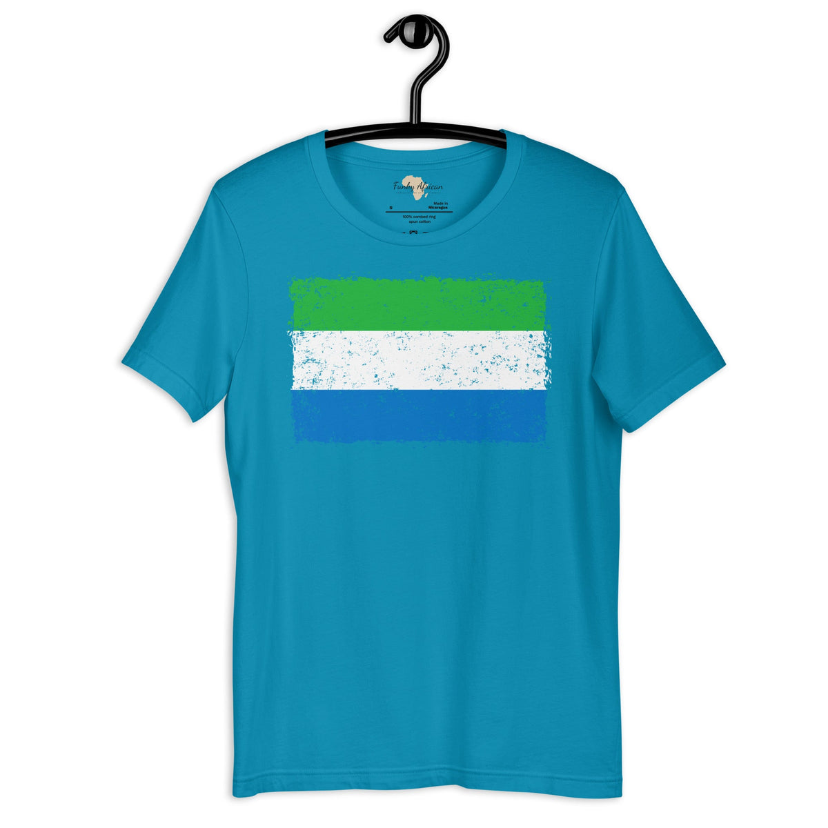 Sierra Leone grunge unisex tee Funky African
