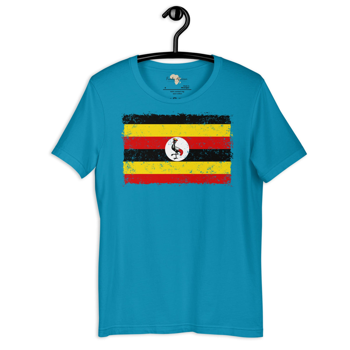 Uganda grunge unisex tee Funky African