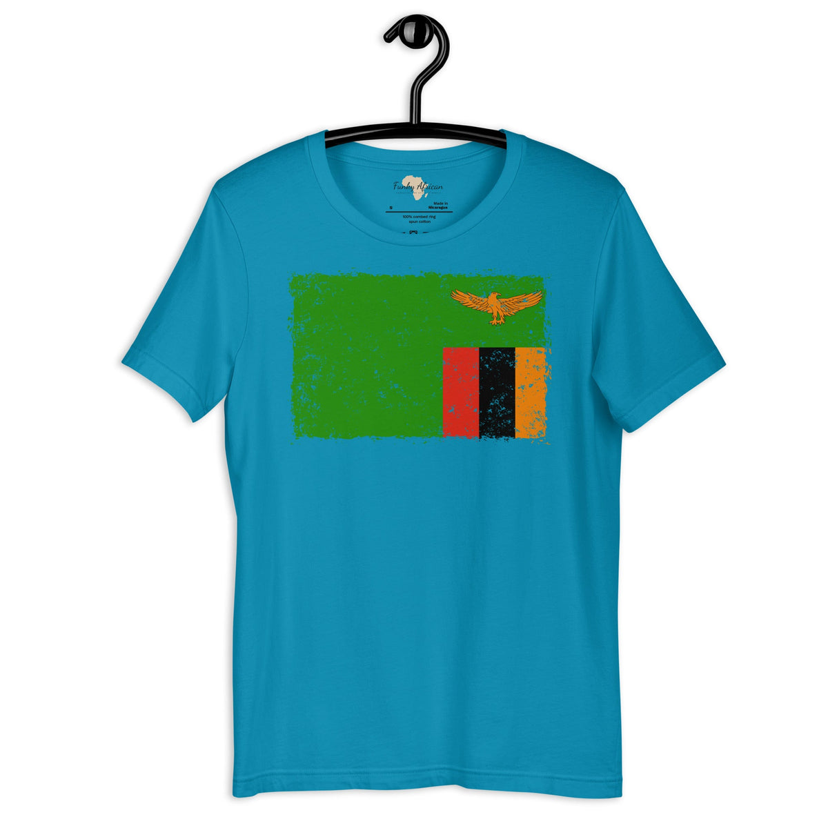 Zambia grunge unisex tee Funky African
