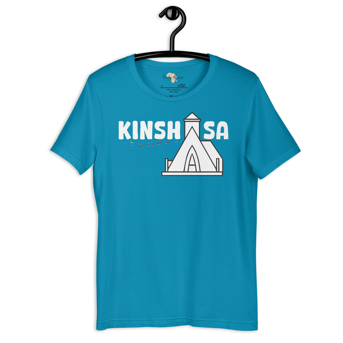 DR Congo capital unisex tee Funky African