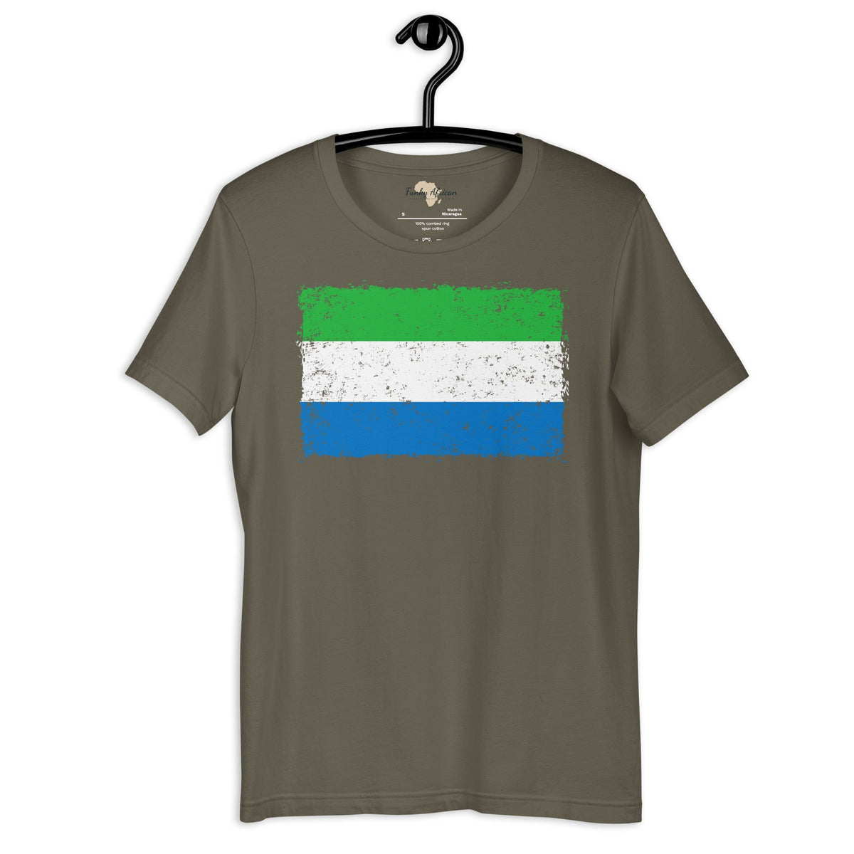 Sierra Leone grunge unisex tee Funky African