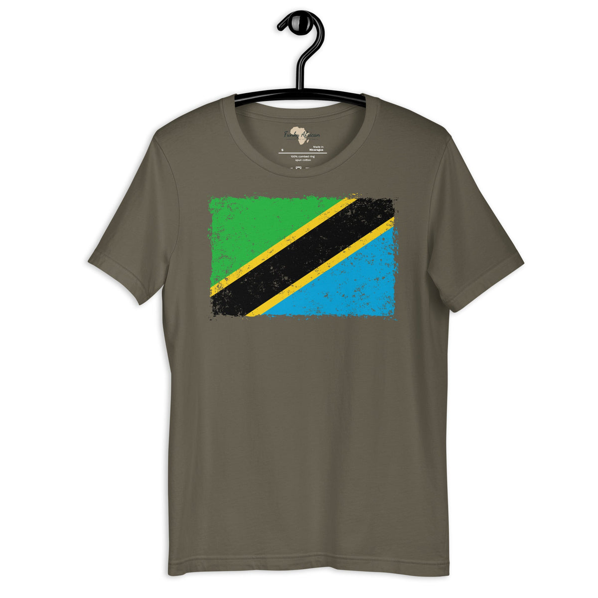 Tanzania grunge unisex tee Funky African
