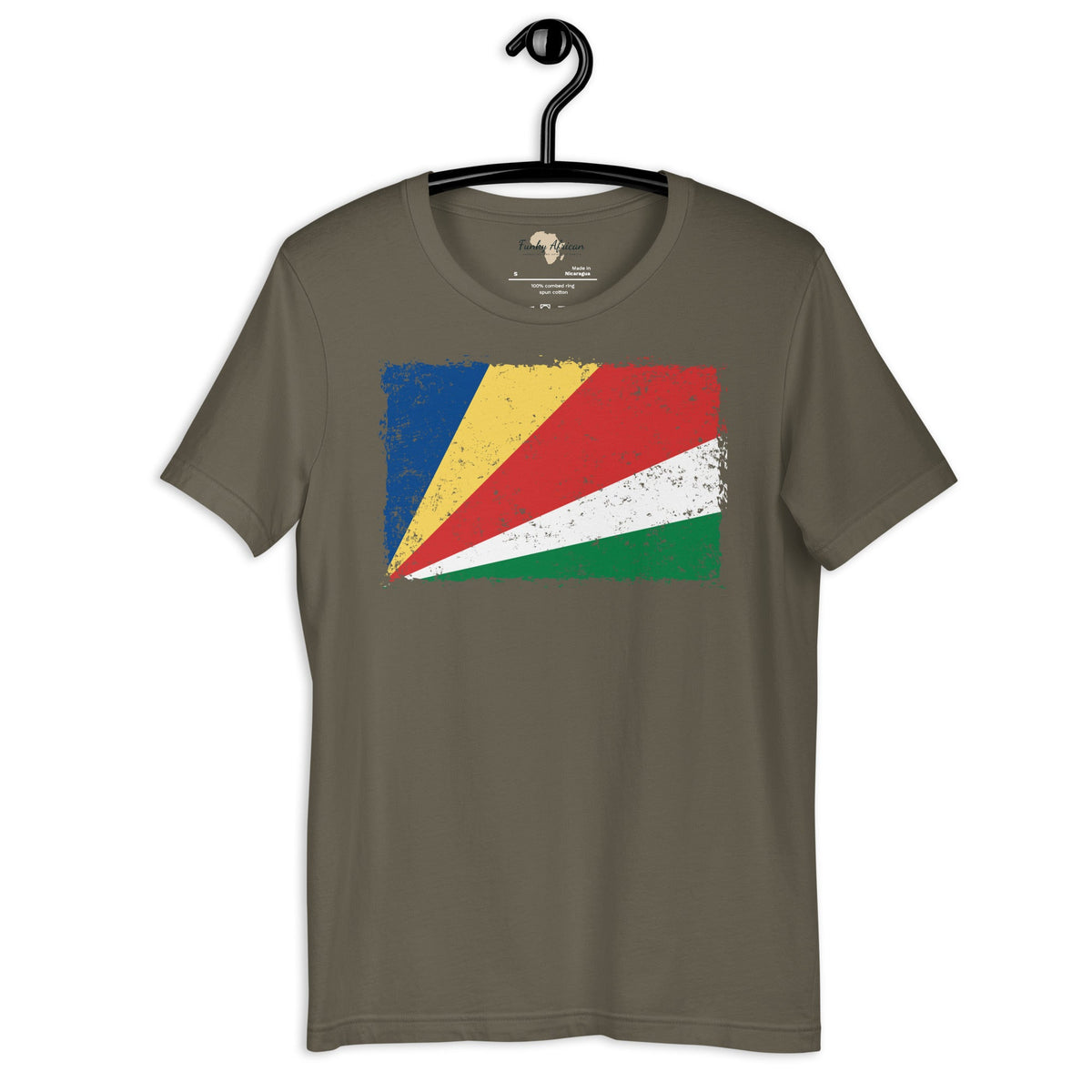 Seychelles grunge unisex tee Funky African