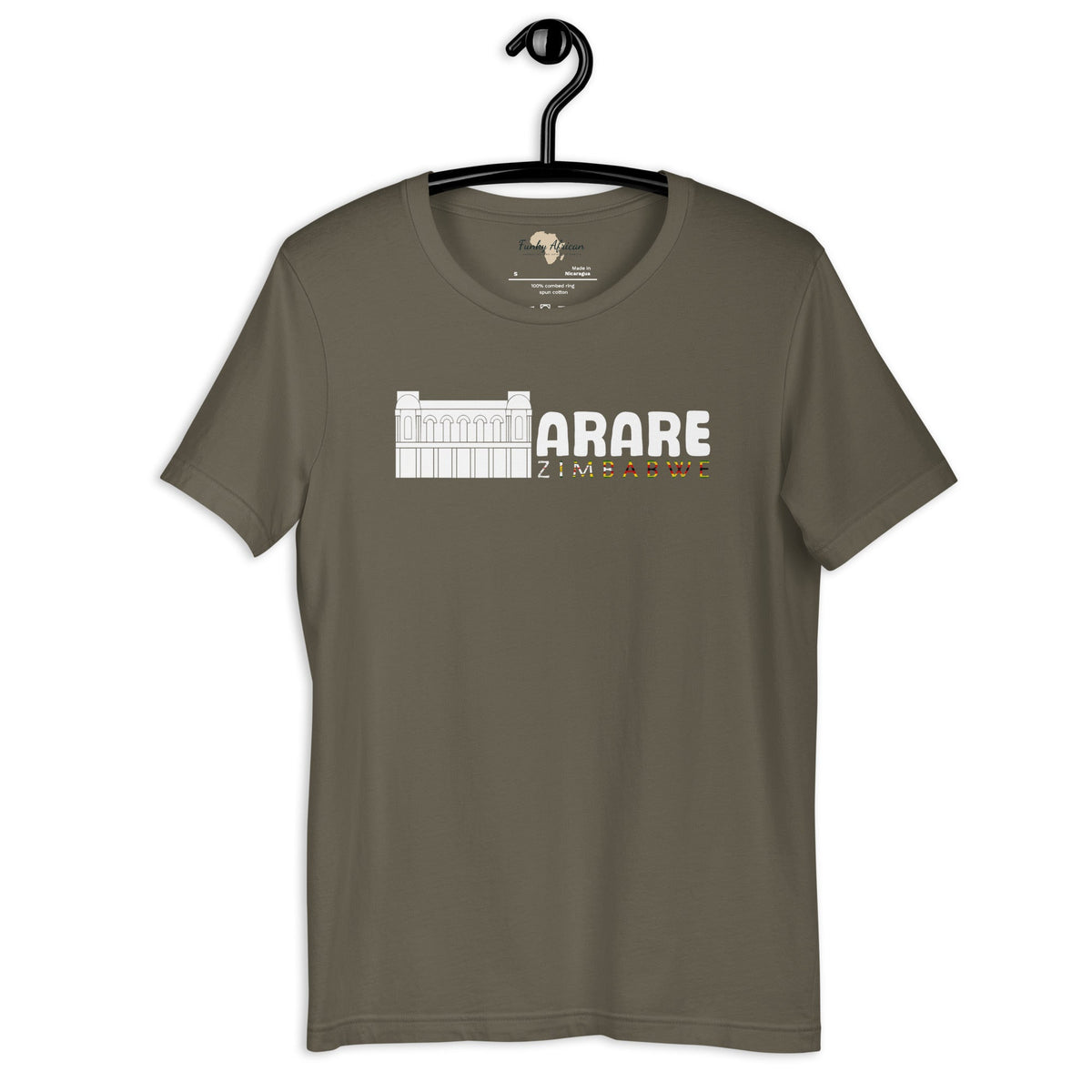 Zimbabwe capital unisex tee Funky African