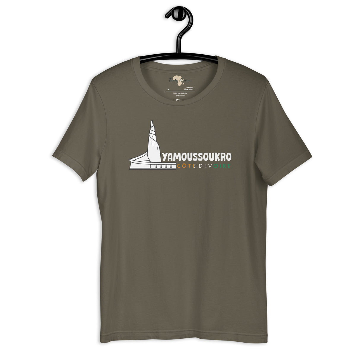 Côte d'Ivoire capital unisex tee Funky African