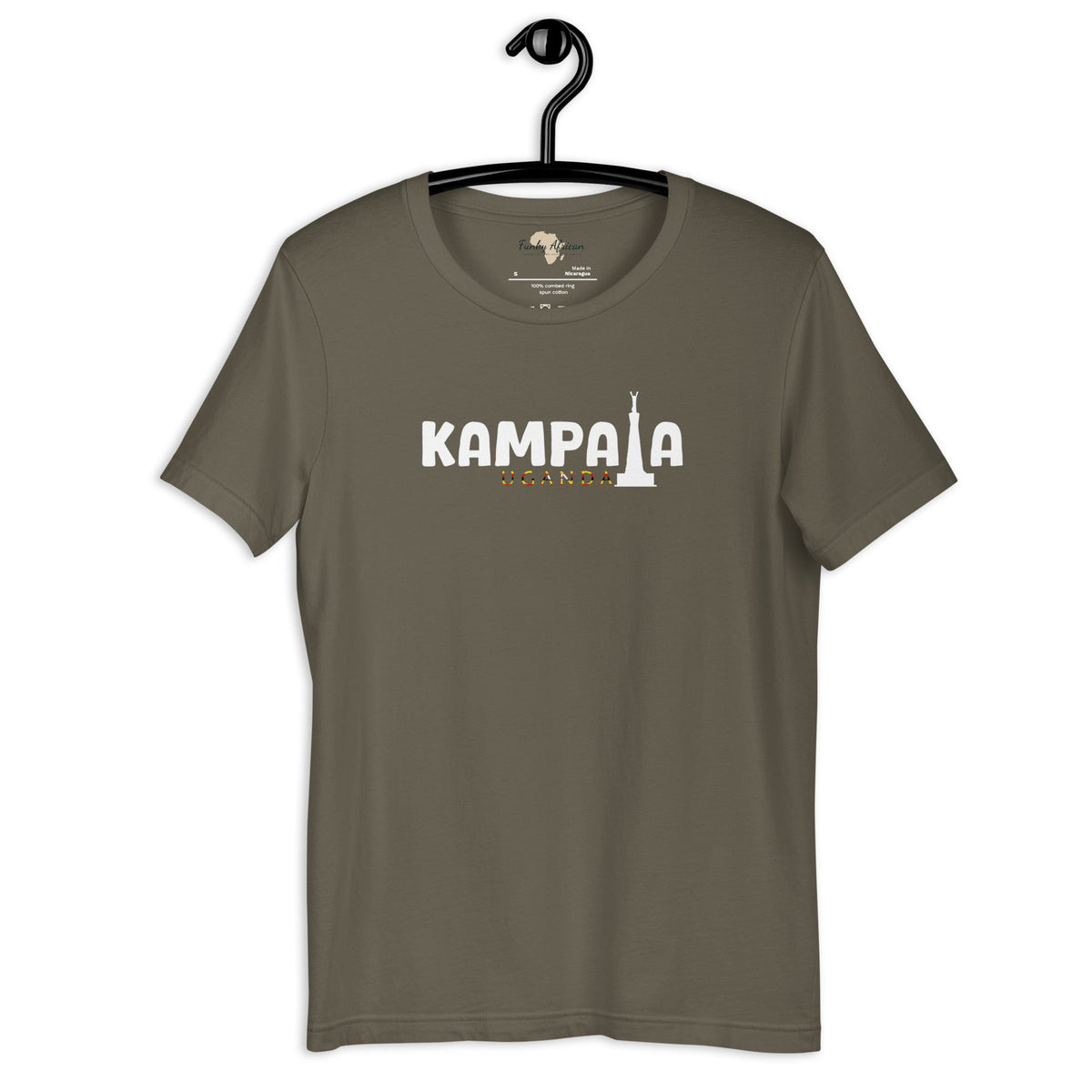 Uganda capital unisex tee Funky African