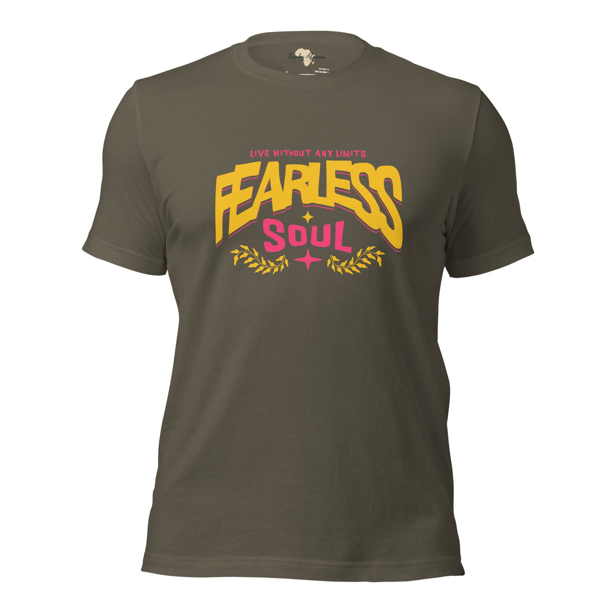 Fearless Soul Unisex t-shirt Funky African