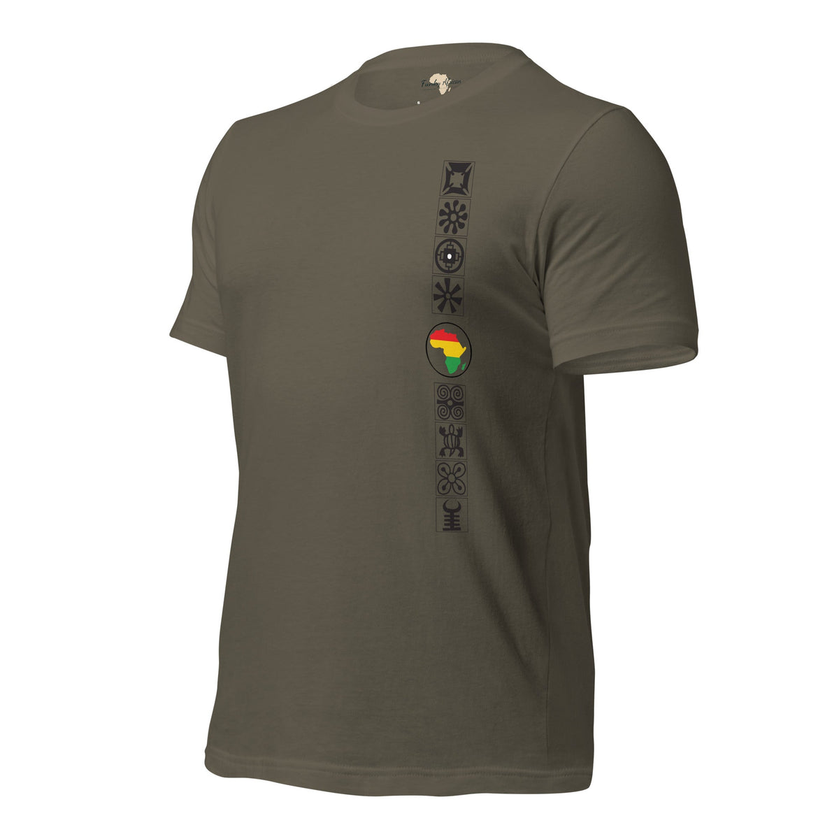 Adinkra Sided Unisex t-shirt Funky African