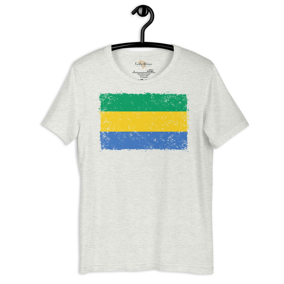 Gabon grunge unisex tee Funky African