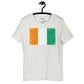 Côte d'Ivoire grunge unisex tee