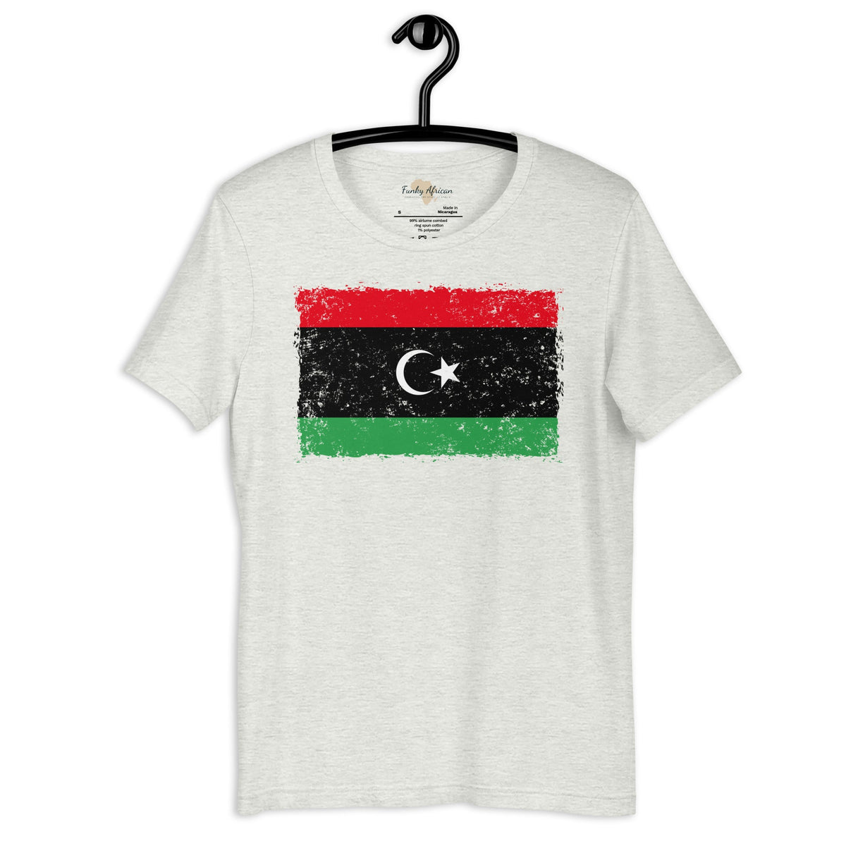 Libya grunge unisex tee Funky African