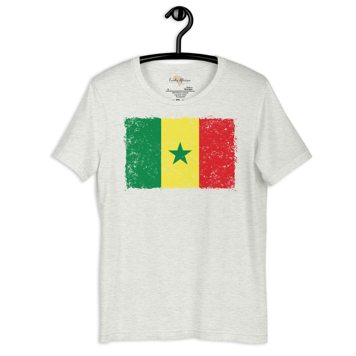 Senegal grunge unisex tee Funky African
