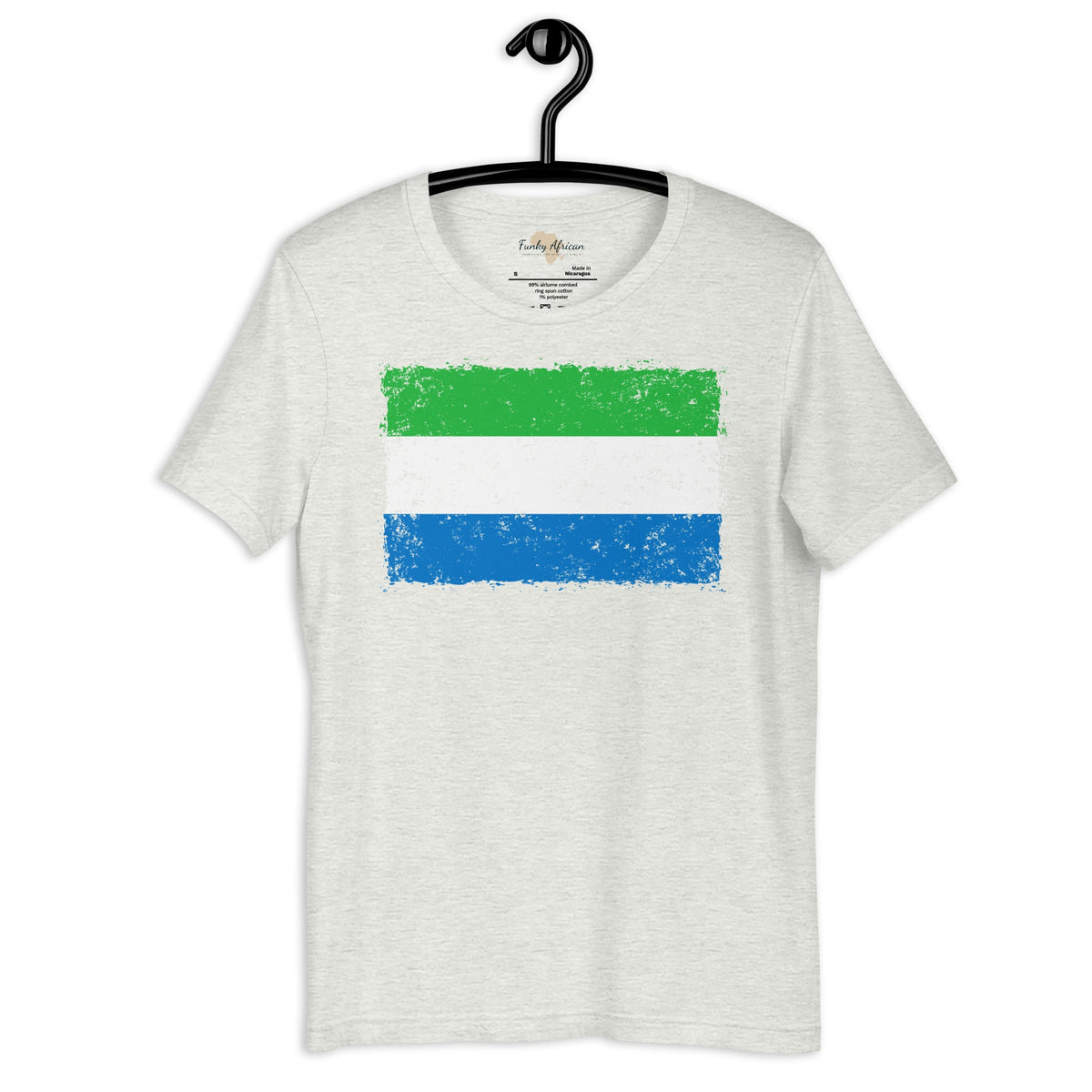 Sierra Leone grunge unisex tee Funky African