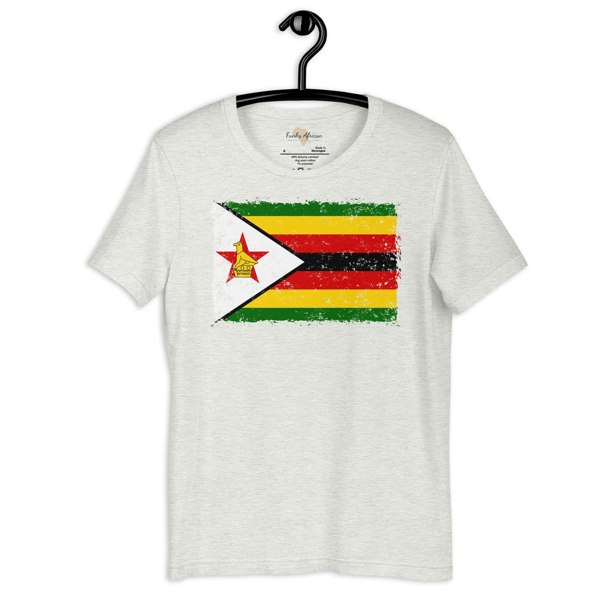 Zimbabwe grunge unisex tee Funky African
