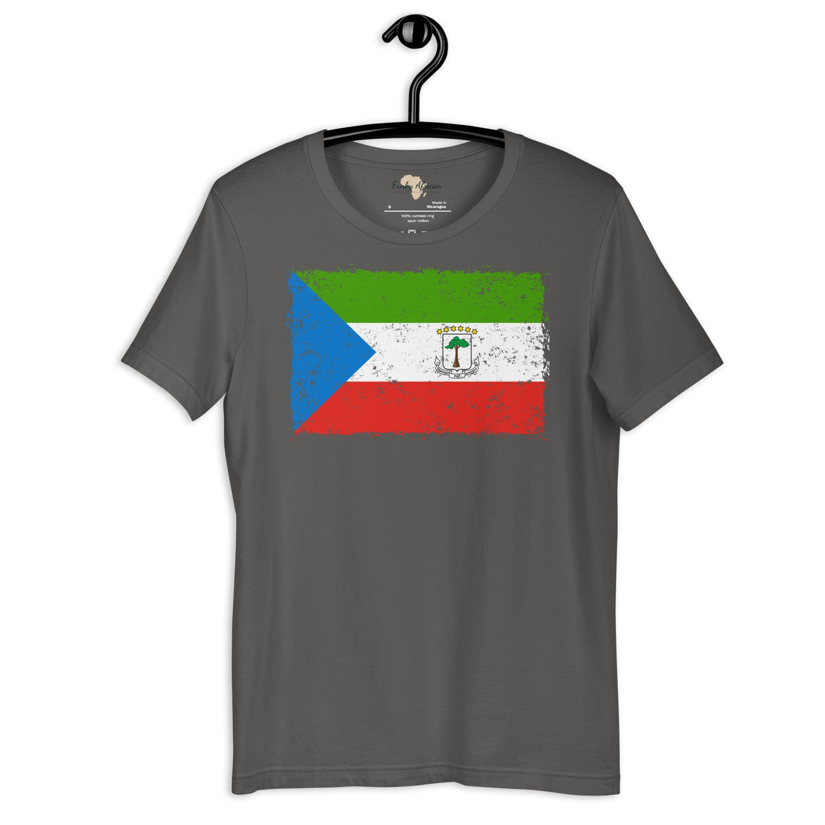 Equatorial Guinea grunge unisex tee Funky African