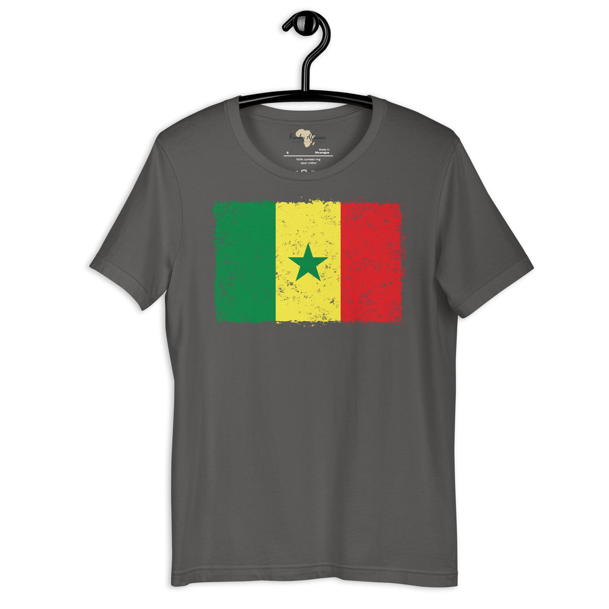 Senegal grunge unisex tee Funky African