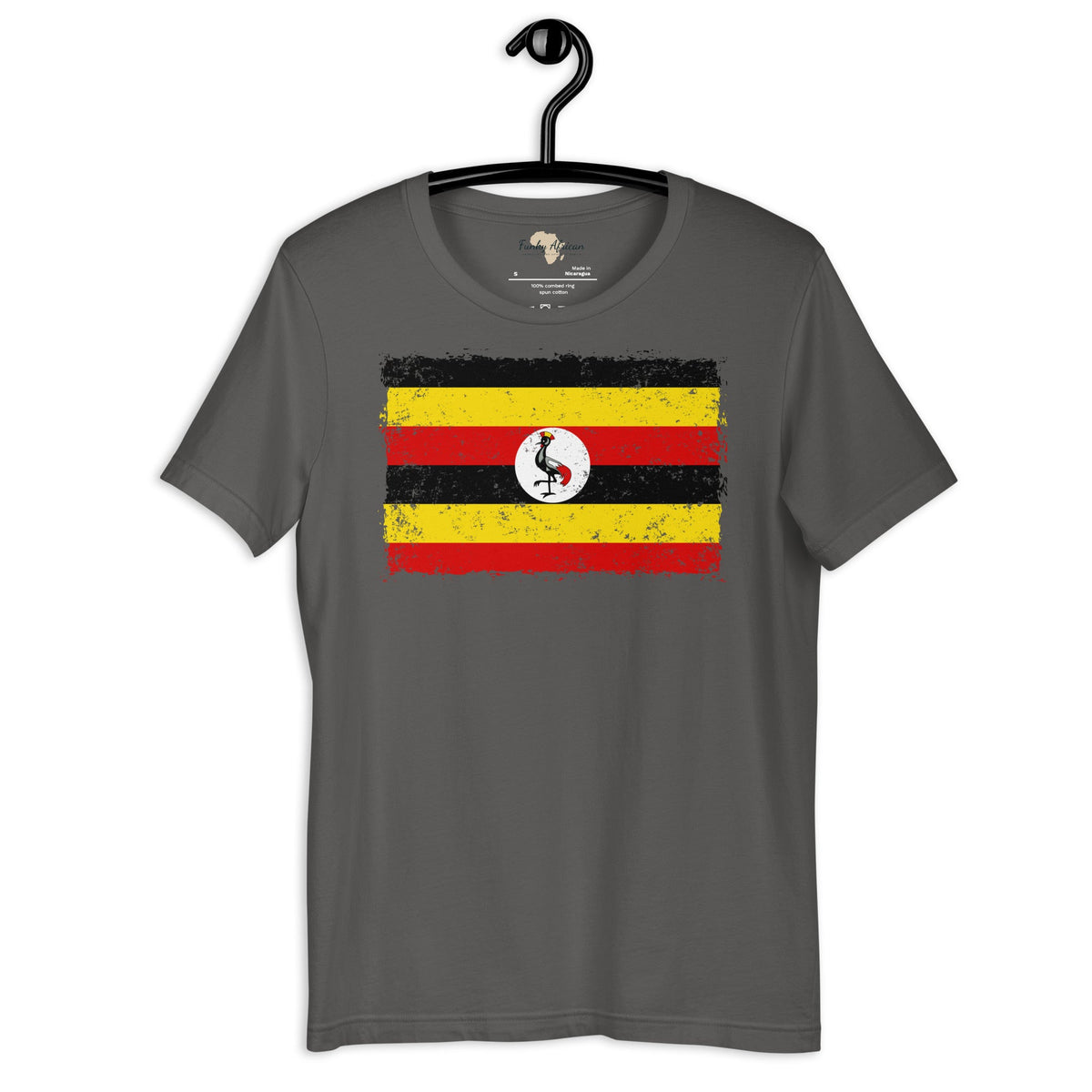 Uganda grunge unisex tee Funky African