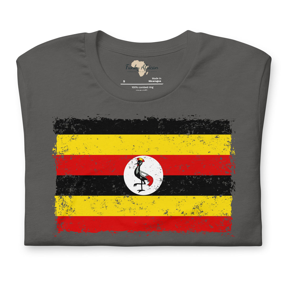 Uganda grunge unisex tee Funky African
