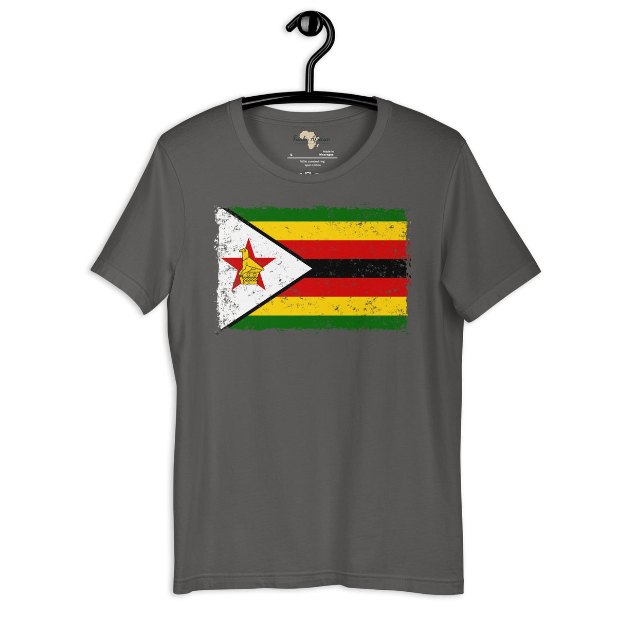Zimbabwe grunge unisex tee Funky African