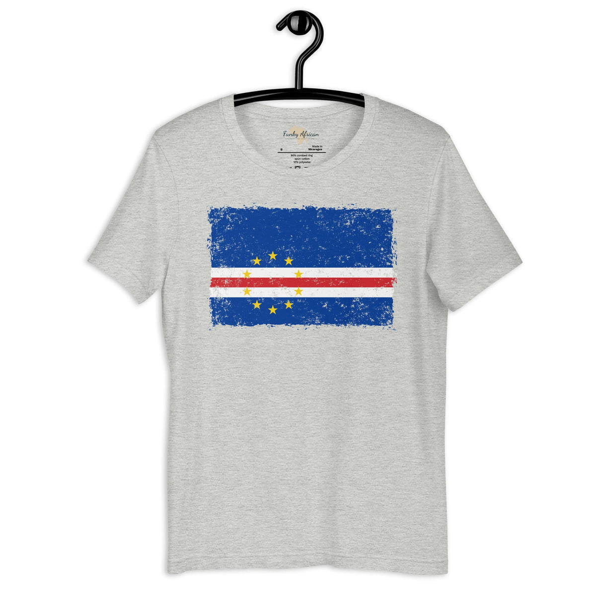 Cabo Verde grunge unisex tee Funky African
