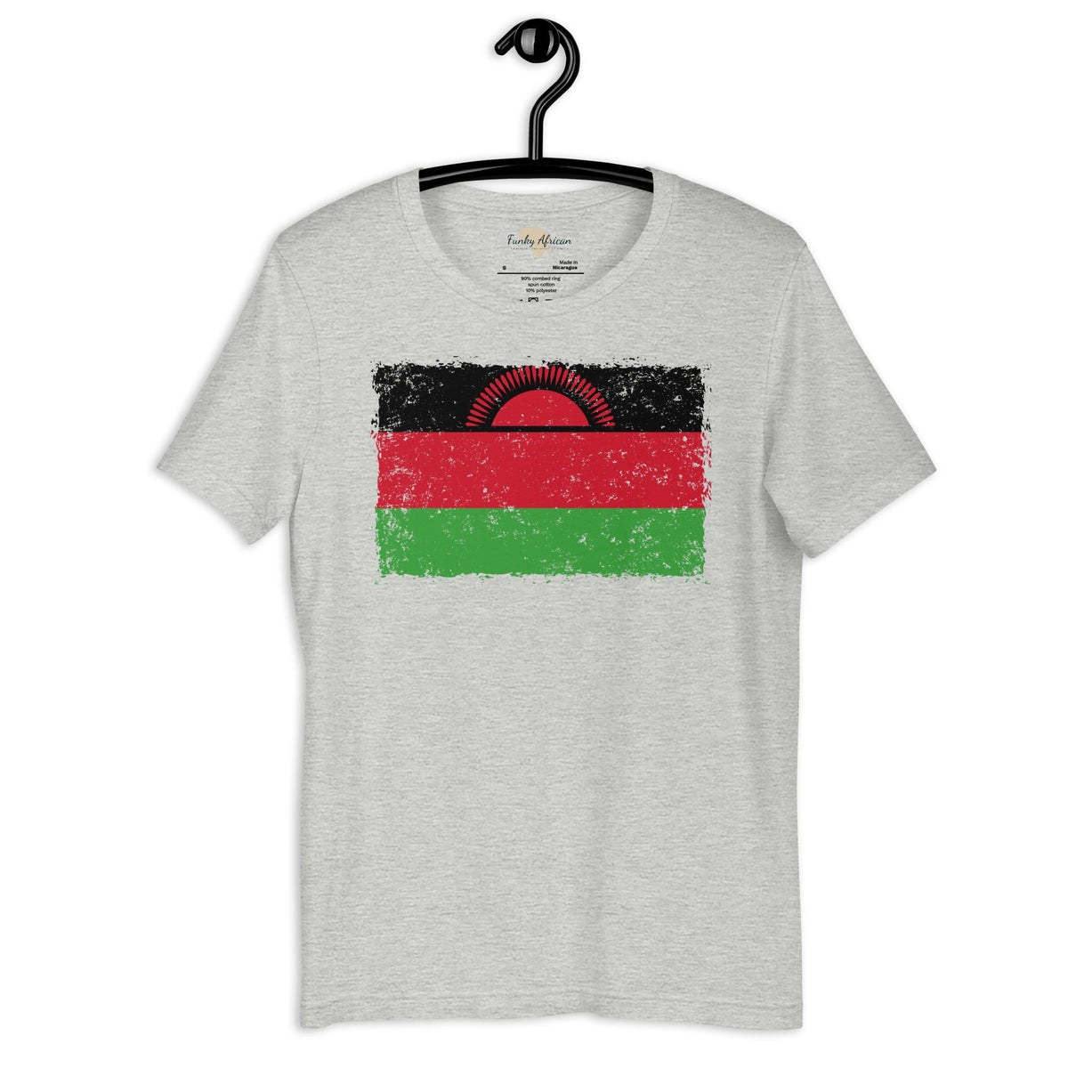 Malawi grunge unisex tee Funky African