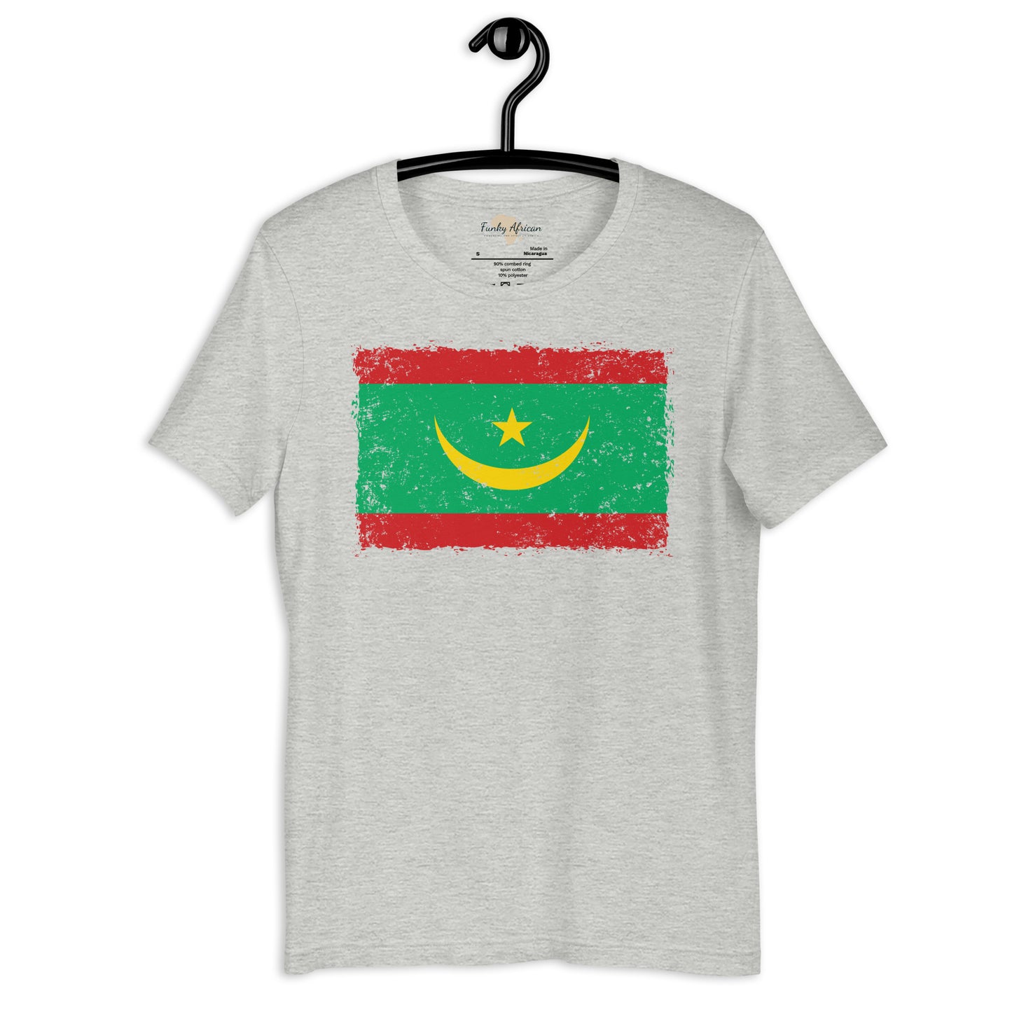 Mauritania grunge unisex tee