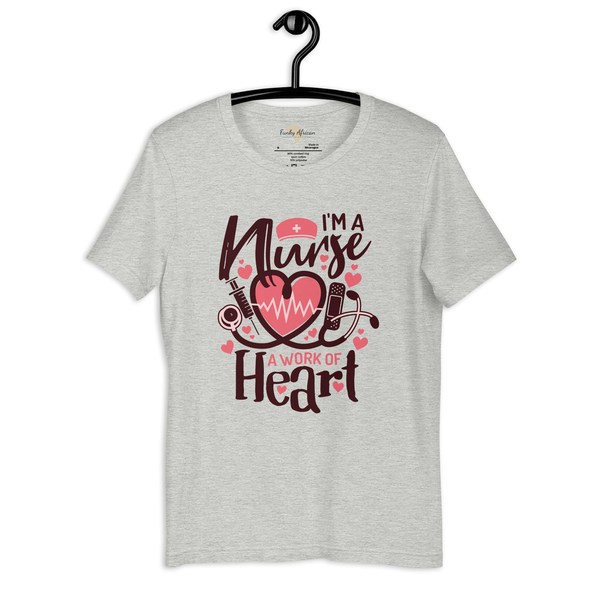 I am a nurse unisex tee Funky African