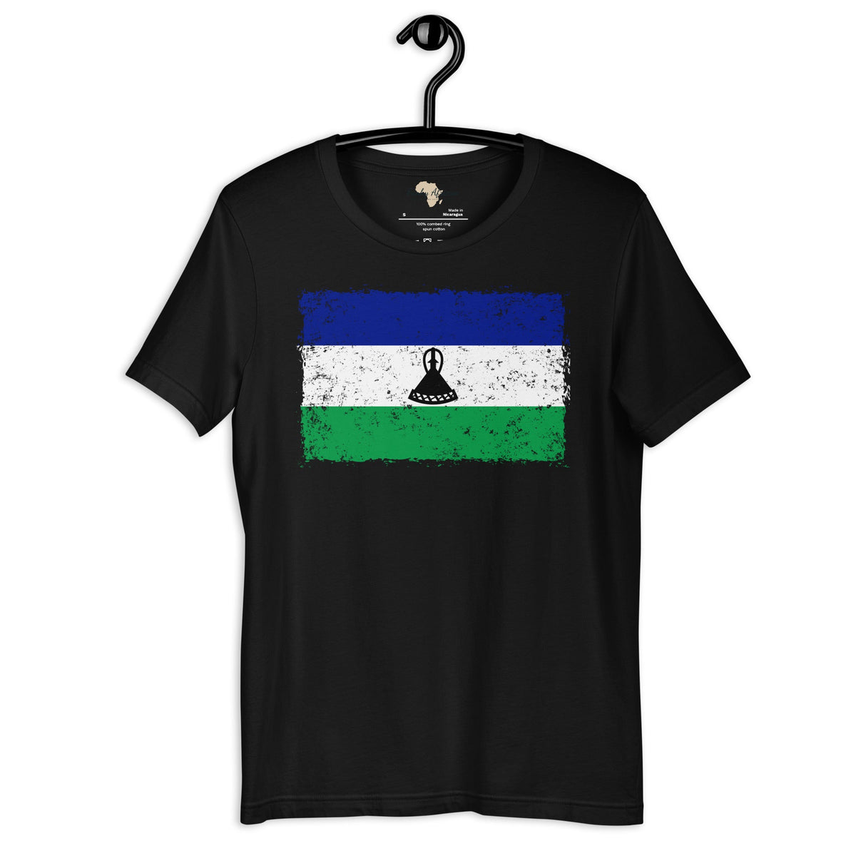 Lesotho grunge unisex tee Funky African
