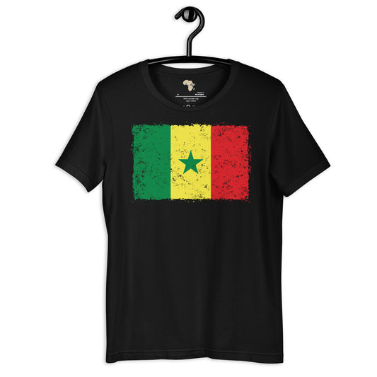 Senegal grunge unisex tee