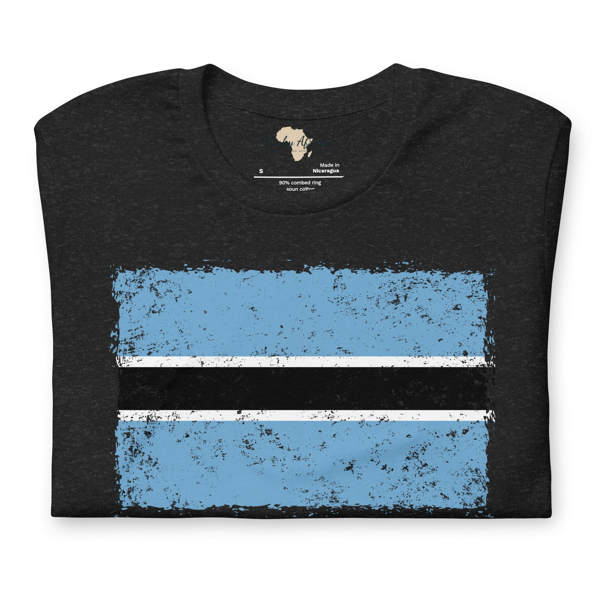 Botswana grunge unisex tee Funky African