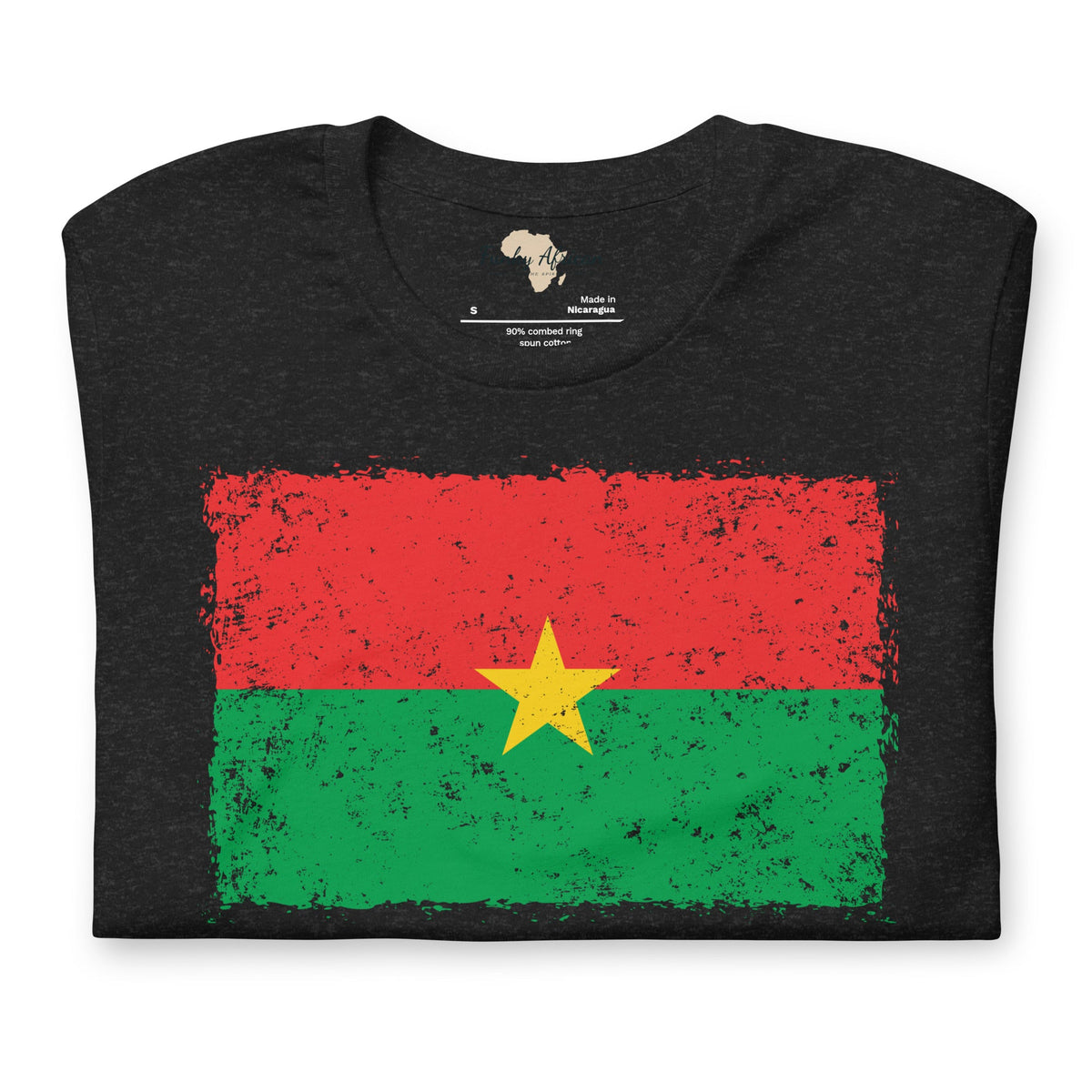 Burkina Faso grunge unisex tee Funky African