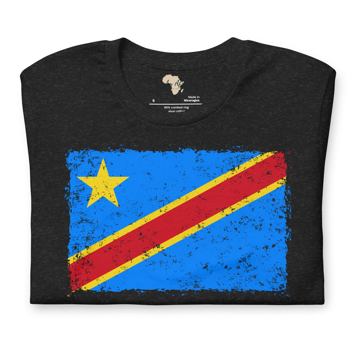 DR Congo grunge unisex tee Funky African