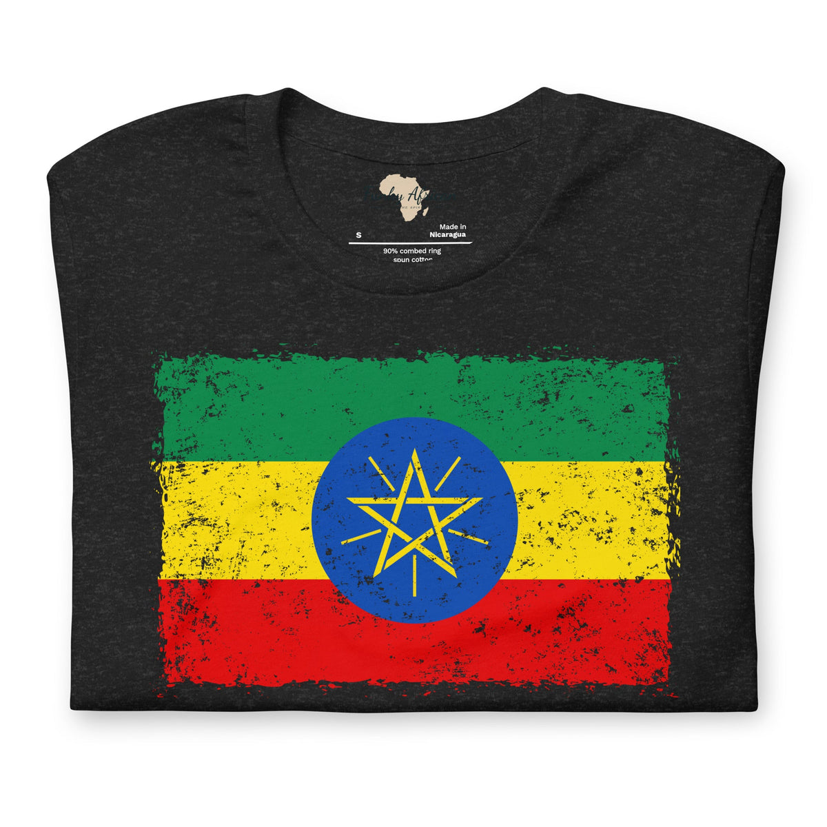 Ethiopia grunge unisex tee Funky African