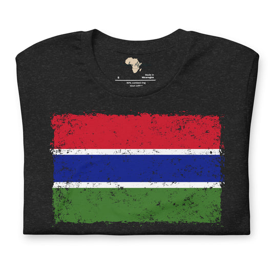 Gambia grunge unisex tee