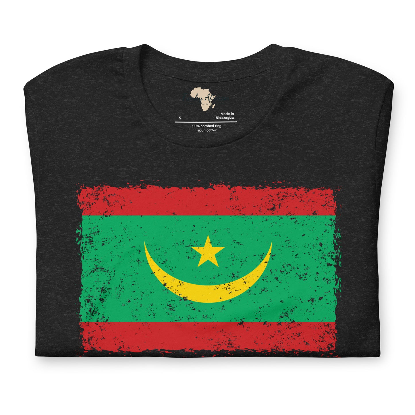 Mauritania grunge unisex tee