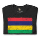 Mauritius grunge unisex tee