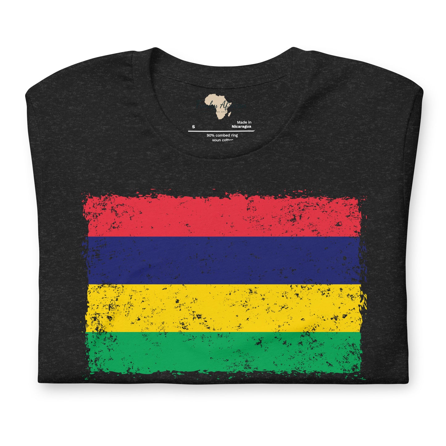 Mauritius grunge unisex tee