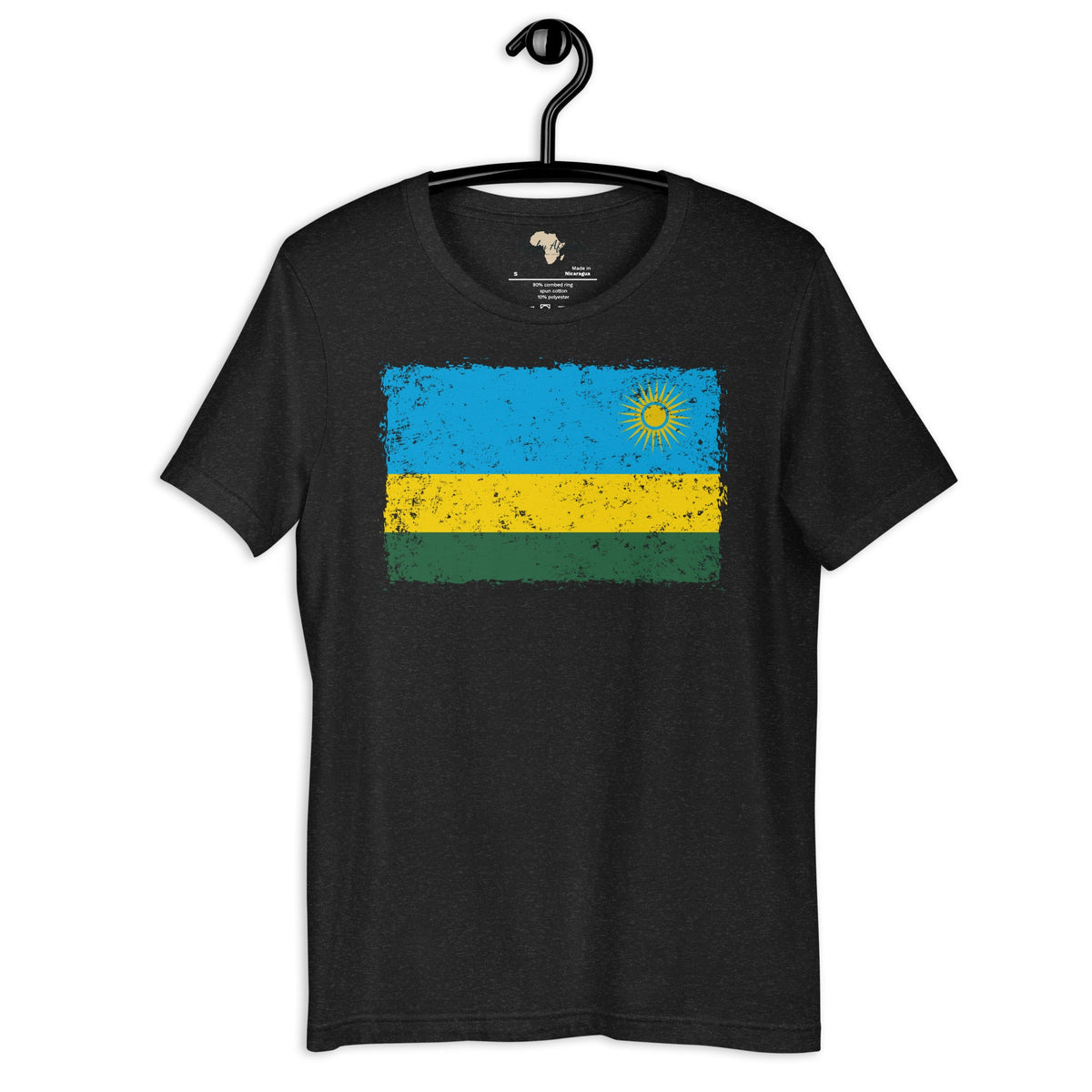 Rwanda grunge unisex tee Funky African