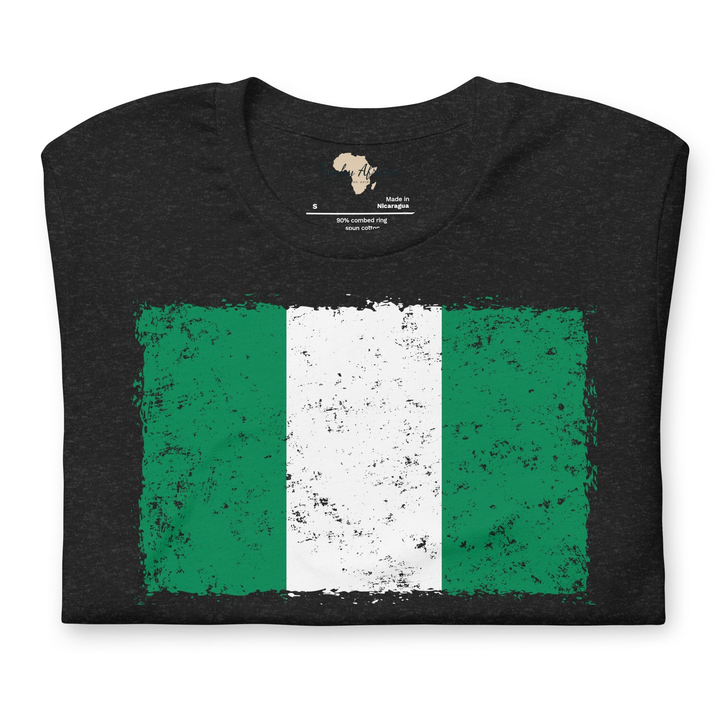 Nigeria grunge unisex tee