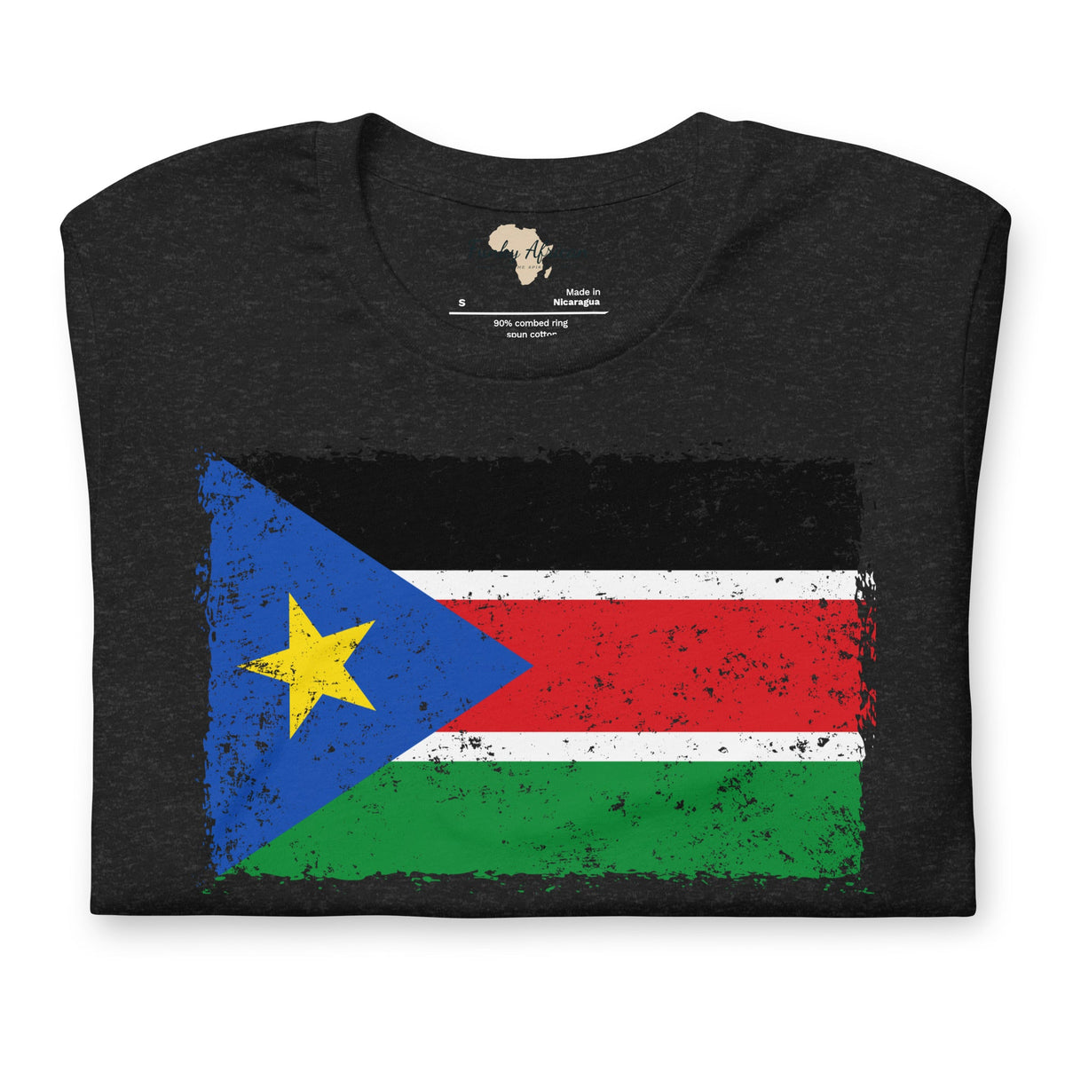 South Sudan grunge unisex tee Funky African