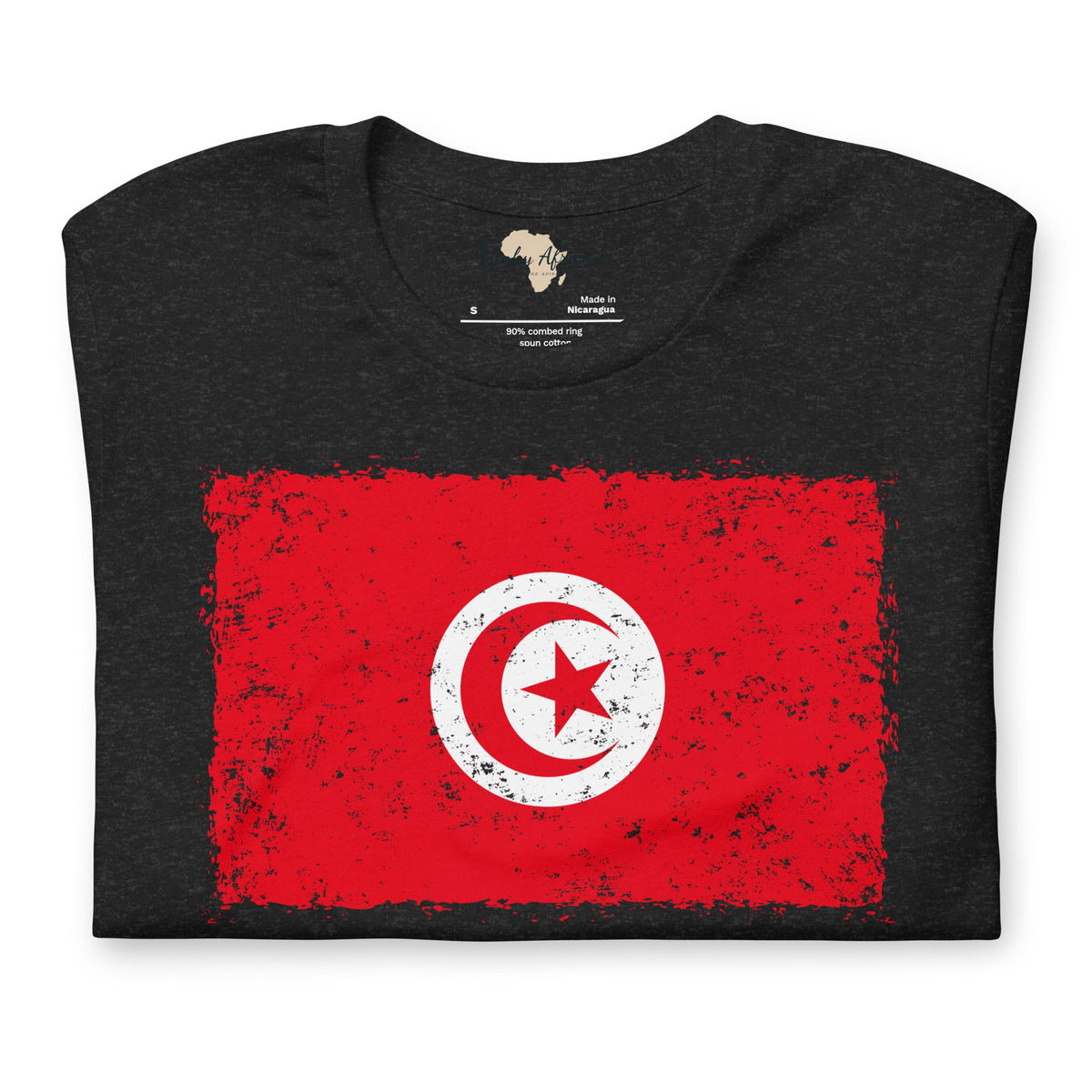 Tunisia grunge unisex tee Funky African