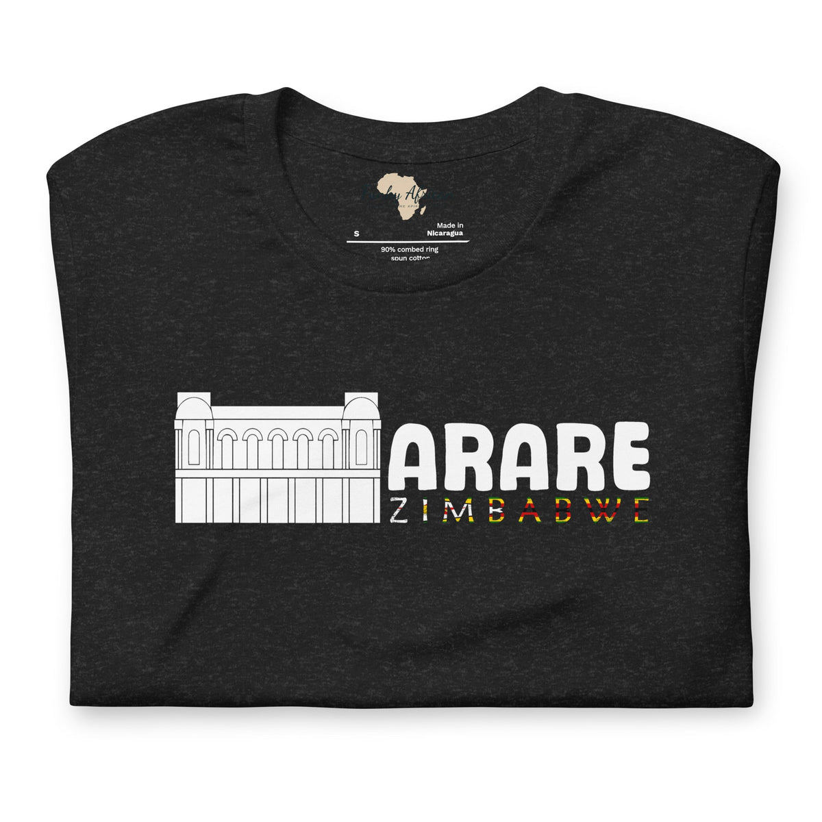 Zimbabwe capital unisex tee Funky African