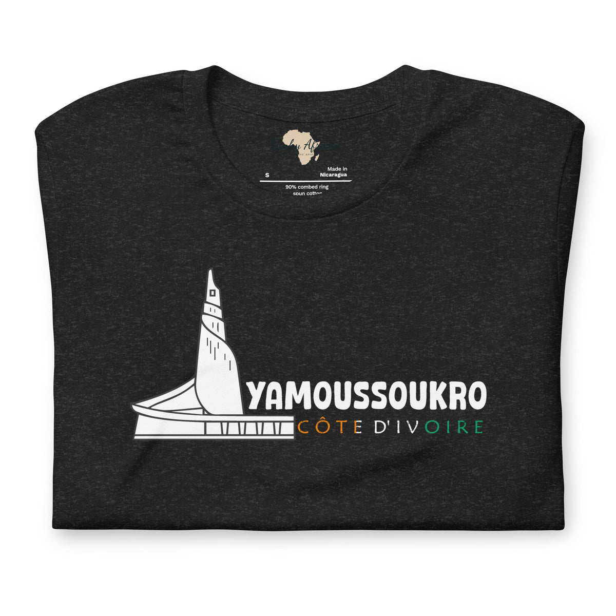 Côte d'Ivoire capital unisex tee Funky African