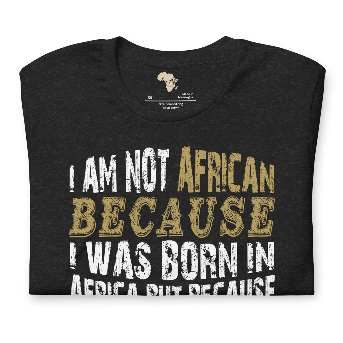 Africa born in me Unisex t-shirt Funky African