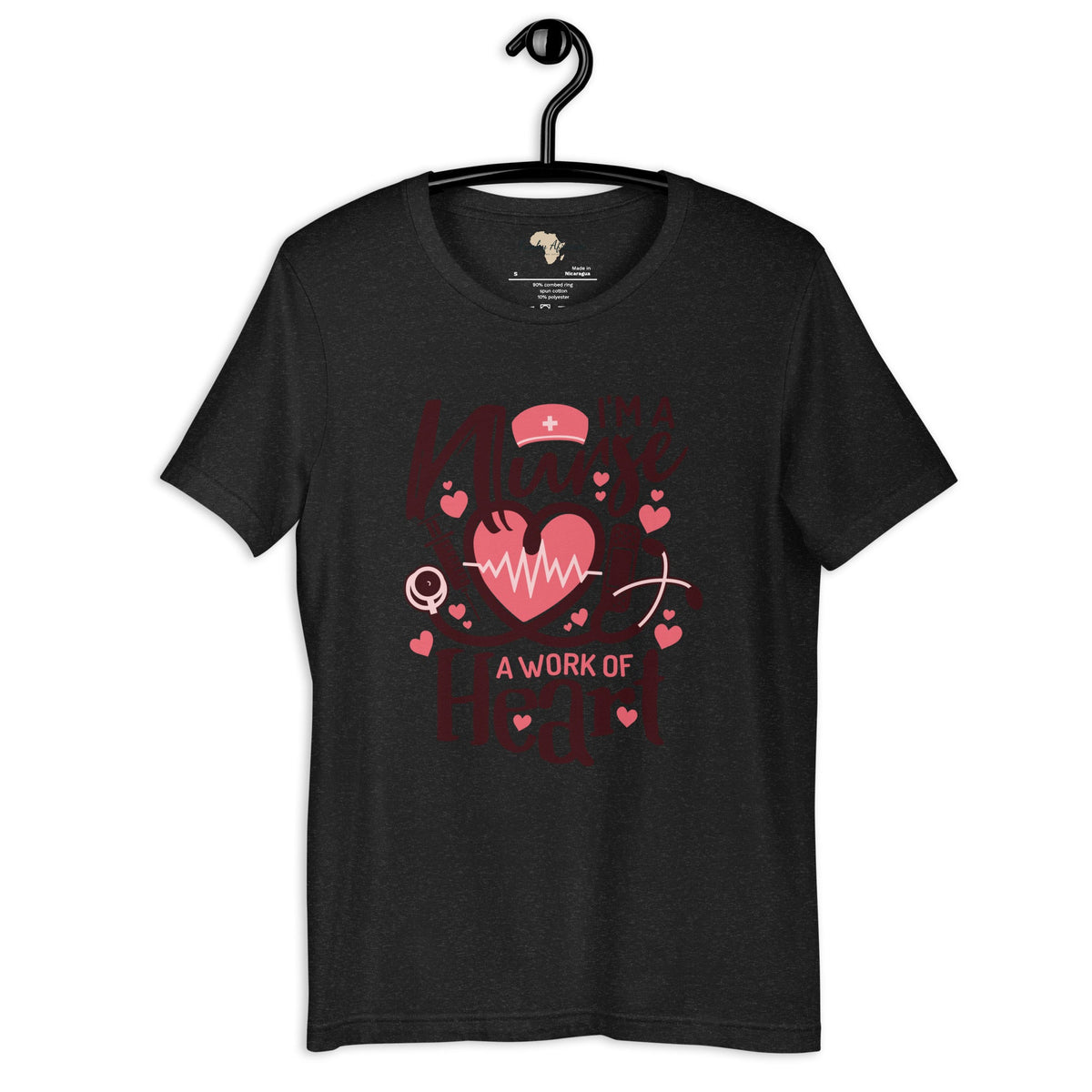 I am a nurse unisex tee Funky African