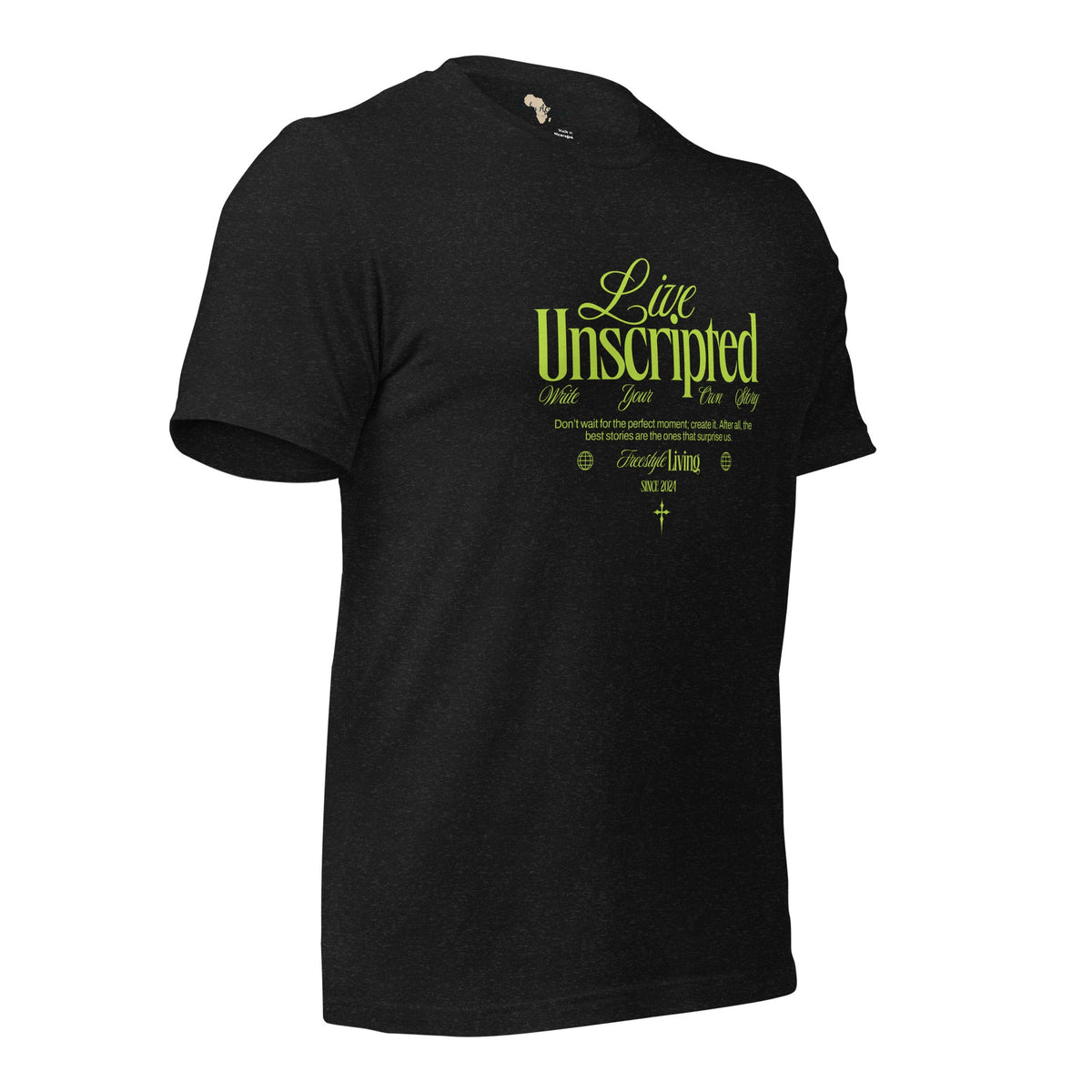 Live Unscripted Unisex t-shirt Funky African