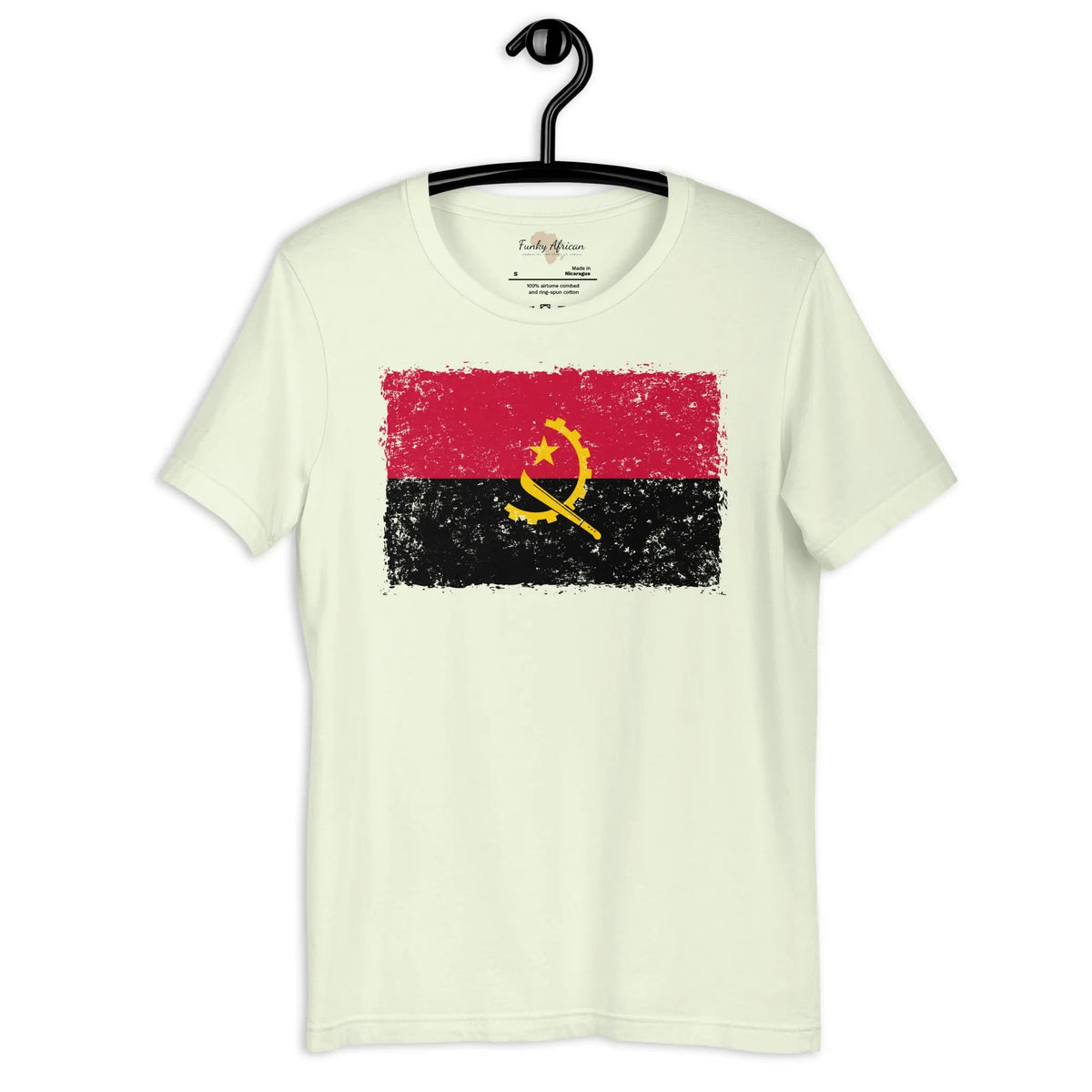 Angolan grunge unisex tee Funky African